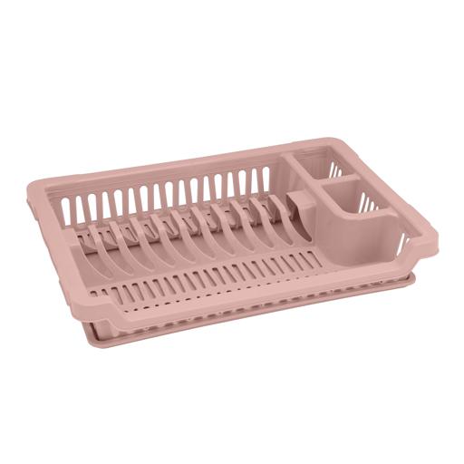 display image 4 for product Royalford Medium Dish Drainer| RF10884| Plastic Dish Drainer with Detachable Tray| Glass, Spoon and Utensils Holder| Dish Organizer for Kitchen| Dish Drying Basket| Compact and Stylish Design| Premium Quality| White