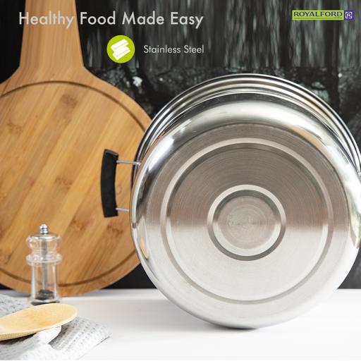 display image 2 for product 26CM(7.3L) Double Layer S/S Steamer