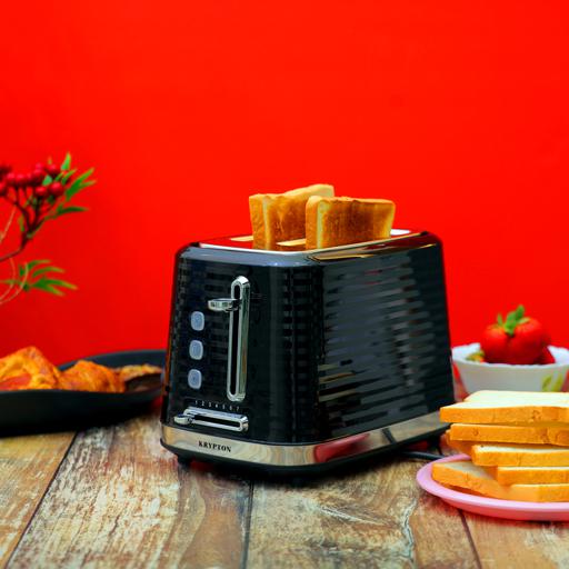 Geepas 4 Slice Bread Toaster - Adjustable 7 Browning Control 4 Slice Pop-Up  Toaster with Removable