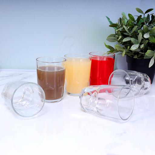 display image 1 for product Delcasa 6Pc Tumbler Glass Set, 8Oz/230Ml - Tumbler Glass For Drinking Water / Tea / Coffee / Juice