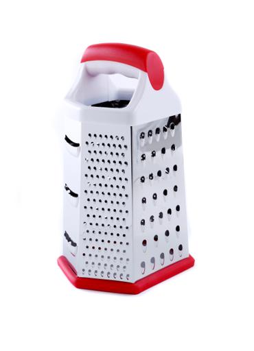 Royalford Stainless Steel Grater - 6 Slided Hand Held Grater/Slicer/Chopper/Zester For Vegetables hero image