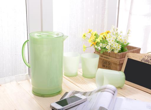 display image 1 for product Royalford Water Jug With Glasses - Bpa Free 2L Water Pitcher Jug With 4 Cups (5 Pcs)