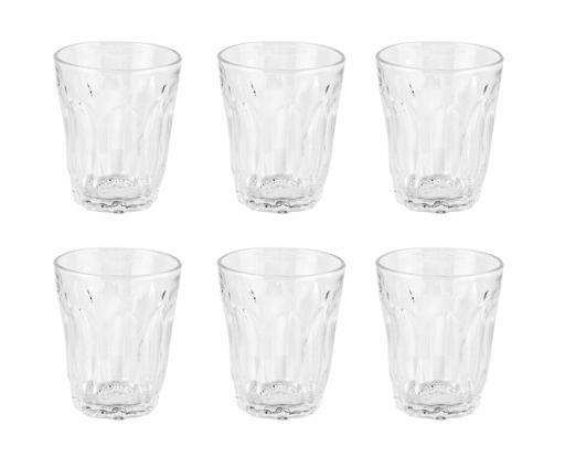 Royalford 8Oz 6Pcs Glass - Water Cup Drinking Glass hero image