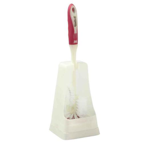 display image 6 for product Royalford Toilet Brush With Holder - One Click Series Toilet Brush With Holder - Easy Storage