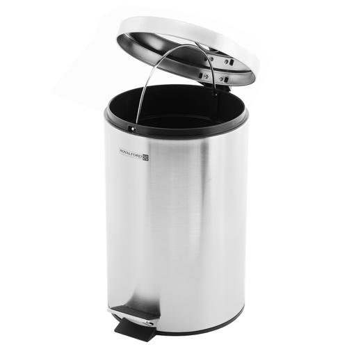 display image 8 for product Royalford Stainless Steel Pedal Bin, 12L - Fingerprint Proof, Rust Resistant, Odor Free & Hygienic