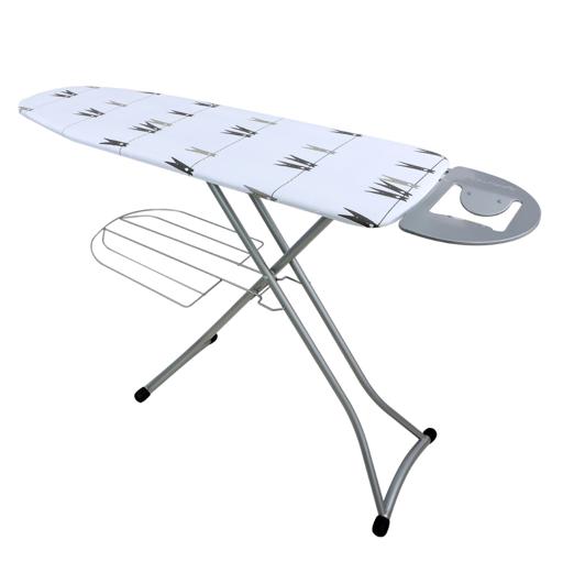 Ironing Board with Steam Iron Rest, Cotton Pad, RF1511-IB | Heat Resistant Pad | Contemporary Lightweight Iron Board with Adjustable Height and Lock System hero image