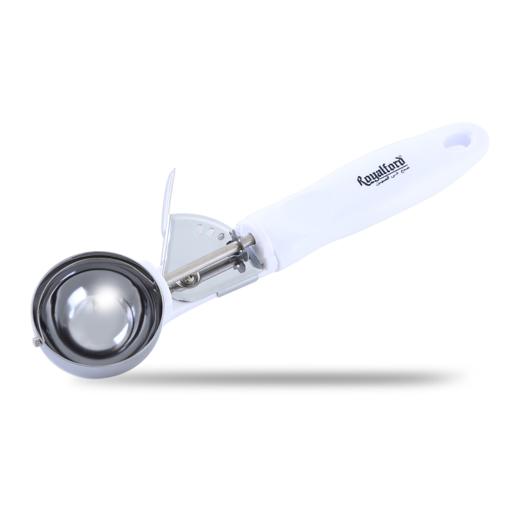 Royalford Stainless Steel Ice Cream Scoop - Ice Cream Scoop With Trigger Lever And Comfort Grip Hand hero image