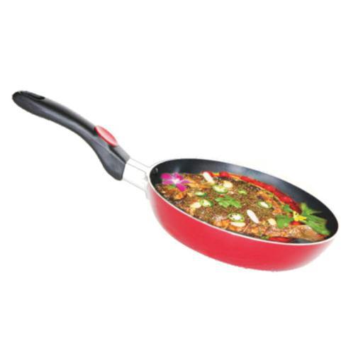Non Stick Frying Pan Cookware Insulated Handle Round Fry pan Black 20cm -  30cm