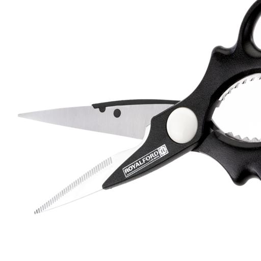 display image 5 for product Royalford Stainless Steel Kitchen Scissors - 2-In-1 Kitchen Scissor - Multi-Purpose Stainless Steel
