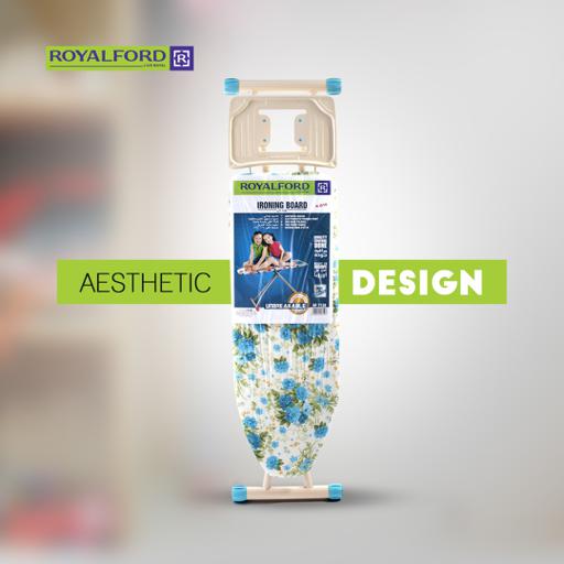 display image 7 for product Royalford Mesh Ironing Board 41X116 Cm - Portable, Steam Iron Rest, Heat Resistant Cover