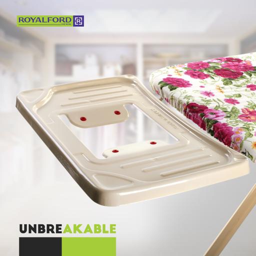 display image 5 for product Royalford Mesh Ironing Board 41X116 Cm - Portable, Steam Iron Rest, Heat Resistant Cover