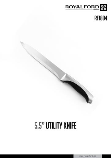 display image 7 for product Royalford Utility Knife - All Purpose Small Kitchen Knife - Ultra Sharp Stainless Steel Blade