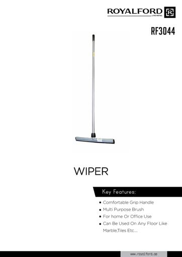 display image 7 for product Royalford Floor Wiper - Portable Lightweight Commercial Standard Floor Squeegee Long Handle