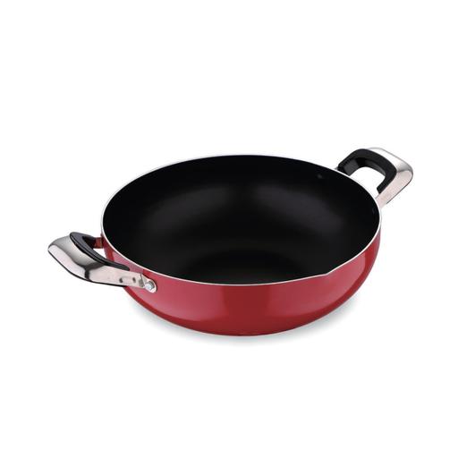 display image 6 for product Royalford Kadai Wok Pan, 26 Cm - Induction Safe Frying Pan With Durable Non-Stick Granite Coating