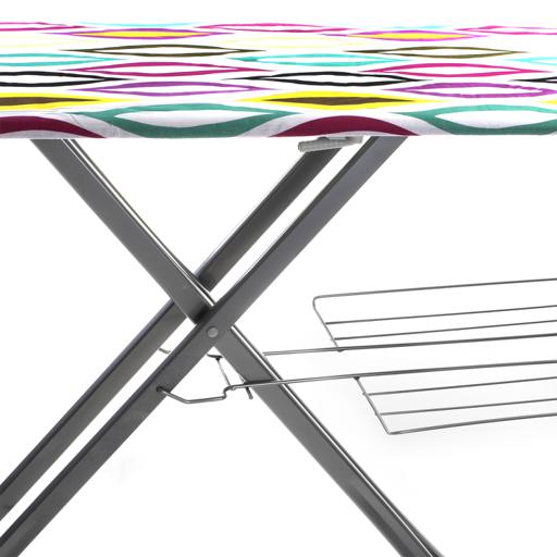 display image 18 for product Royalford Mesh Ironing Board With Attached Cloth Rack, 122X38Cm