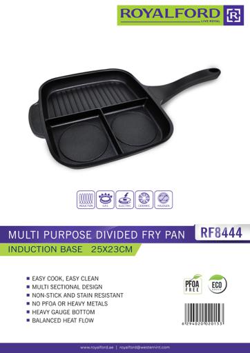 non sticky Divided Frying Grill Pan Fried pan Durable Section