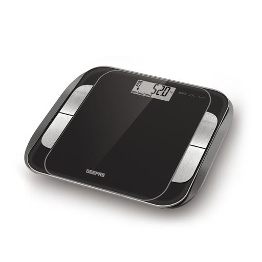 Geepas Body Fat Bathroom Scales - Smart High Accuracy Digital Weighing Scales For Body Weight hero image