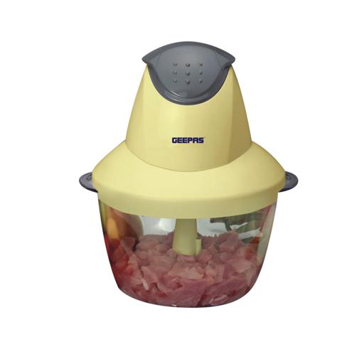 display image 0 for product Geepas 50W Mini Food Processor - 2.0L Food Chopper, 4 Bi-Level Stainless Steel Double Blades