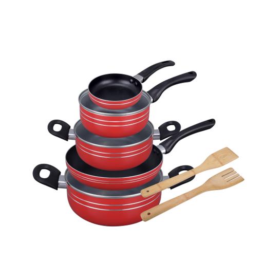 display image 0 for product Royalford Non-Stick Cookware Set, 10Pieces