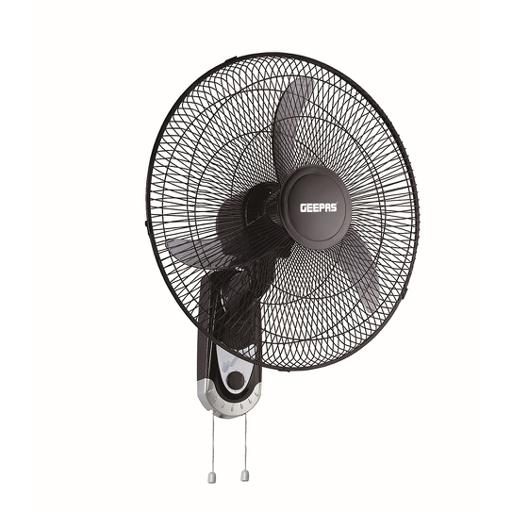 Geepas GF9604 18-Inch Wall Fan - 3 Speed with Oscillating & Overheat protected | Wall Mount Cooling Fan for Home, Green House, Work Room or Office Use hero image