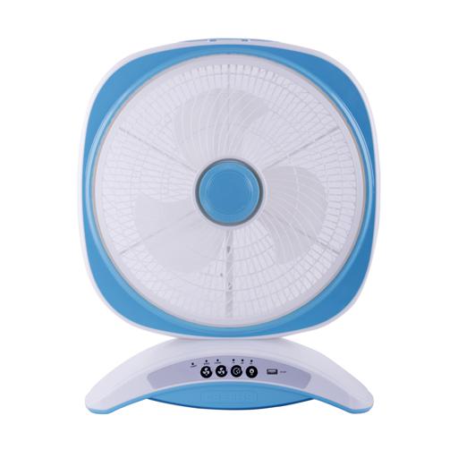 display image 7 for product Geepas GF969-OR 14'' Rechargeable Fan - Personal Portable Fan with 20Pcs Bright LED Light & 3-Speed Electric USB Travel Fan for Office, Home and Travel Use