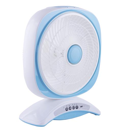 display image 8 for product Geepas GF969-OR 14'' Rechargeable Fan - Personal Portable Fan with 20Pcs Bright LED Light & 3-Speed Electric USB Travel Fan for Office, Home and Travel Use