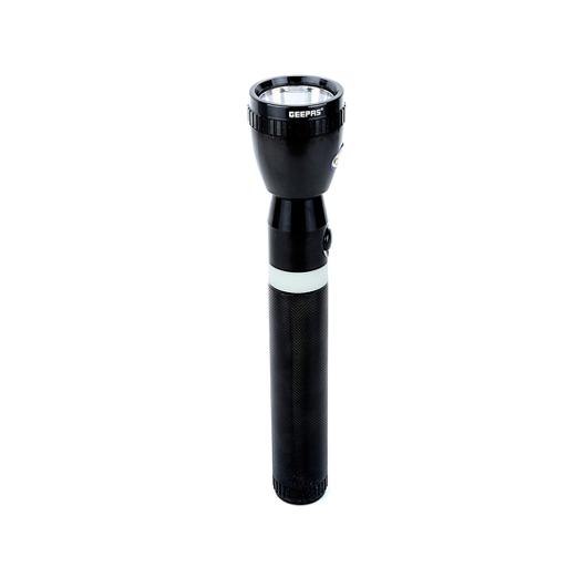 display image 5 for product Geepas Rechargeable Led Flashlight 287Mm- Hyper Bright White 2500 Meters Range With 4-5 Hours
