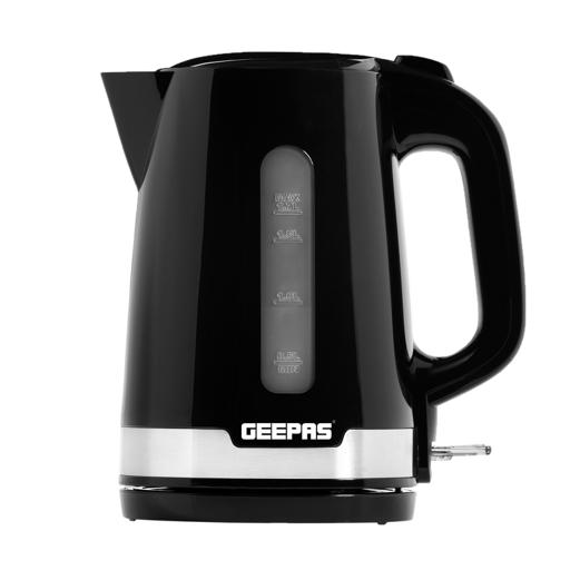 display image 0 for product Geepas 2200W 1.7L Electric Kettle With Bpa Free Plastic & Removable Filter & On/Off Switch