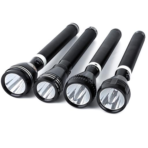 display image 4 for product Geepas 4 Pcs Rechargeable LED Flashlight 242MM - Portable Torch High Beam LED Flashlight| Water Proof Pocket Flashlight with 4 Hours Working | 2 Years Warranty