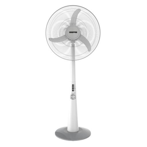 Geepas Rechargeable Oscillating Fan With Led Lights hero image