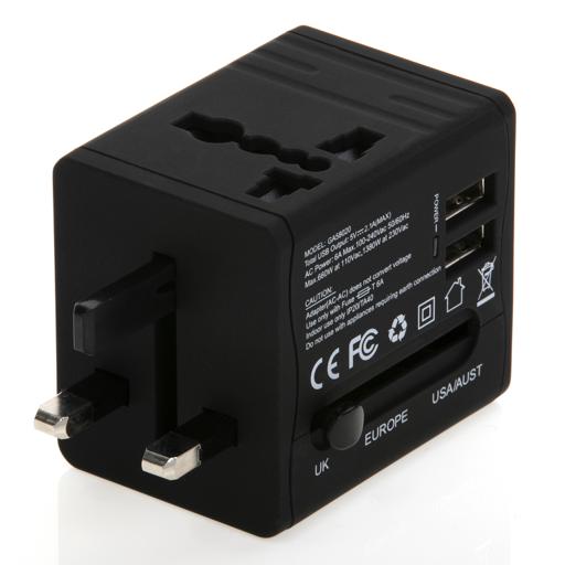 display image 3 for product Geepas Universal Adapter For Smartphones, Cameras And More - Works In More Than 150 Countries