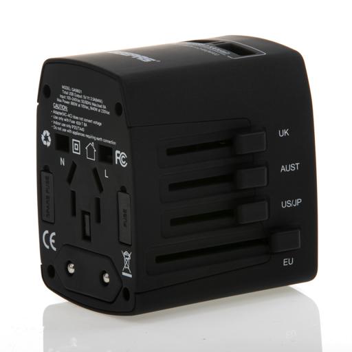 display image 2 for product Geepas Universal Adapter For Electric Devices Up To 1840W At 230V, 880 W At 110W - Works In More