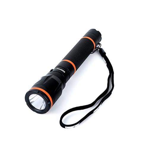 display image 6 for product Geepas GFL4659 Rechargeable LED Flashlight - Portable Waterproof Hyper Bright 3W CREE LED Torch Light | 1.5 Hours Working with 1000M Distance Range 
