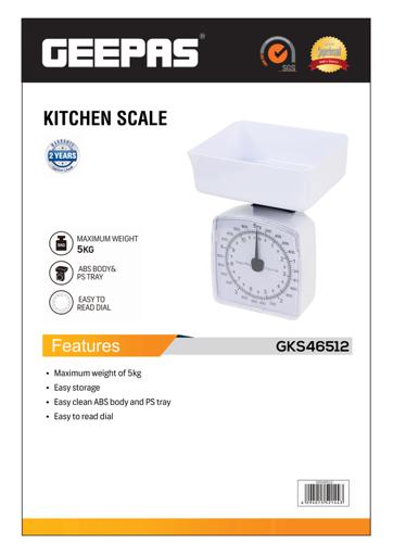 Geepas Kitchen Scale with Measuring Cup- GKS46514