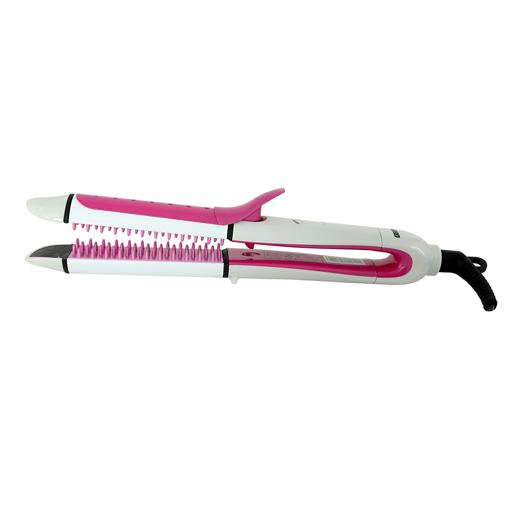 display image 1 for product Geepas Hair Curler With Ceramic Plate - On/Off Temperature Control With Led, Quick Heating