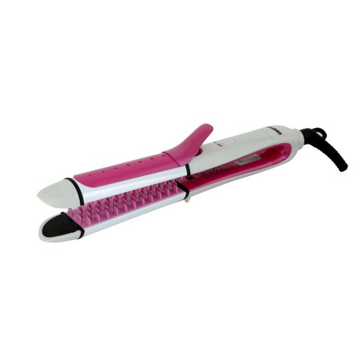 display image 2 for product Geepas Hair Curler With Ceramic Plate - On/Off Temperature Control With Led, Quick Heating