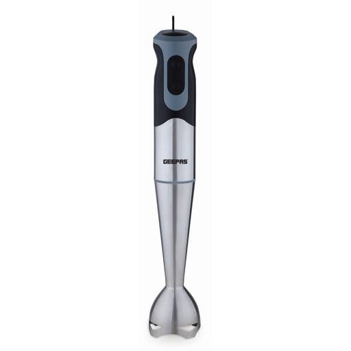 Geepas 700W Stainless Steel Hand Blender - 2 Speed Powerful Motor with Stainless Steel Blade & Removable Stick | Ideal for Smoothies, Shakes, Baby Food, & Fruits hero image