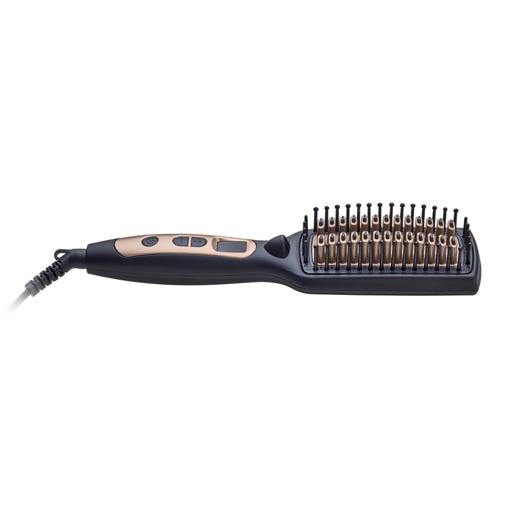 Buy Geepas 2 In 1 Hair Brush 45W - Straightener Brush With Ceramic Anti  Scald Hair Brush Online in UAE - Wigme