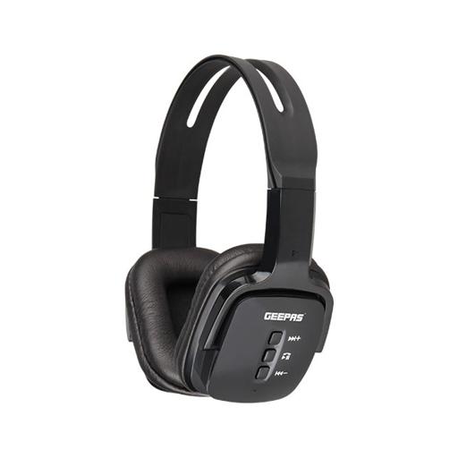Geepas GHP4702 Wireless Bluetooth Headphones - Hands-Free Calling, Hi-Fi Mega Bass Stereo adjustable headband & Built-in Mic | Connect Smart Phone/Tablets/Laptop hero image