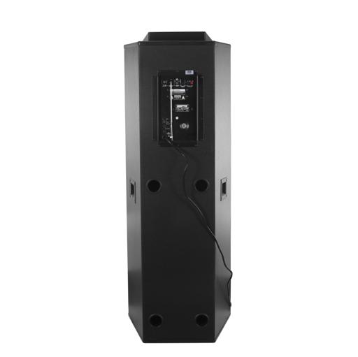 display image 6 for product Geepas GMS8569 Professional Active Speaker System - Bluetooth Speaker |Wireless Microphones, | LED Lights |Trolley Handle, USB & Auxiliary Inputs