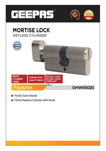 display image 4 for product Geepas Mortise Lock
