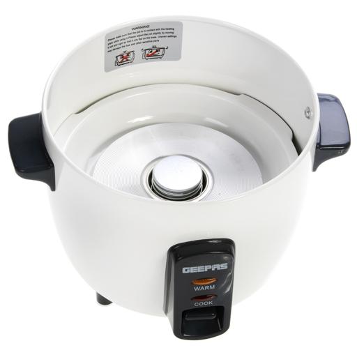 display image 9 for product Geepas GRC35016UK 0.6L Rice Cooker with Steamer | 350W | Non-Stick Inner Pot, Automatic Cooking, Easy Cleaning, High-Temperature Protection - Make Rice & Steam Healthy Food & Vegetables - 2 