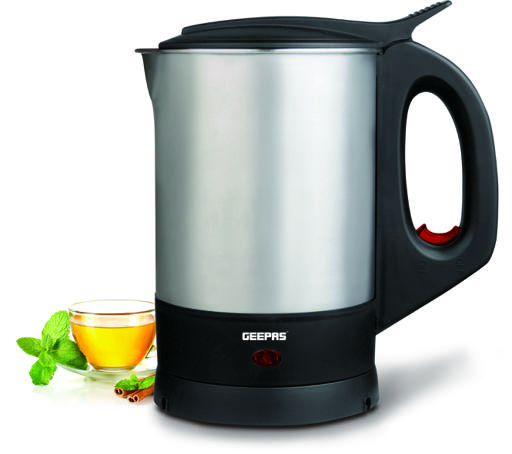 display image 7 for product Geepas GK165 1.8L Electric Kettle - Portable Fast Boil  for General Use, Concealed Stainless Steel Body | Ideal for Tea, Coffee, & Water | 2 Years Warranty
