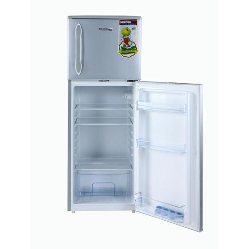 display image 4 for product Geepas 180L Double Door Refrigerator - Durable Double Door Refrigerator, Fast Cooling & Preserves