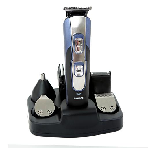 Buy Online Hair trimmer - 11-in-1 Rechargeable Grooming Kit | Hair Clipper  | Hair Trimmer For Men With Stand, Led Indicators - Geepas GTR8724 Shop and  Ship in Bahrain