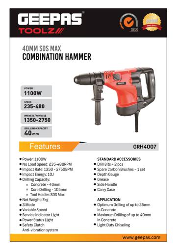 Buy Black+Decker Corded Hammer Drill, 480 W Online in Dubai & the