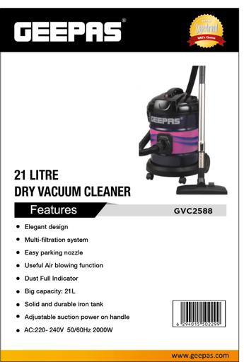 display image 8 for product Geepas 2300W 2-In-1 Blow And Dry Vacuum Cleaner - Portable Powerful Copper Motor