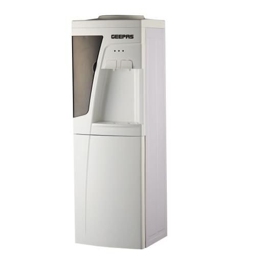 display image 0 for product Geepas Water Dispenser - Hot & Cold Water Dispenser - Stainless Steel Tank, Compressor Cooling