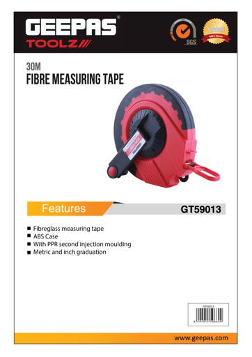 display image 5 for product Geepas 30M Fibre Measuring Tape - Long Fibreglass Measuring Tape Made Of Strong And Long-Lasting