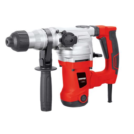 Geepas 1250W Rotary Hammer Electric Drill With Double Pendulum Load Bearing For 30% More Impact hero image